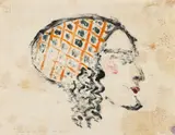 Mac (Mihail Filip) Constantinescu, Studiu, 1932, monotipie pe hârtie