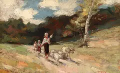 Jean Cheller, Drumul spre casă, a doua jumătate a anilor '30, ulei pe carton