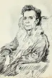 Portretul lui Ștefan Luchian by Jean Alexandru Steriadi, 1942, litografie, sold Nov 2024