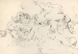 Constantin Flondor, Enigme, 1990, tuș pe hârtie