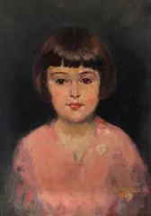 Inocență by Constantin Isachie Popescu, 1924, ulei pe pânză lipită pe carton, sold Nov 2024