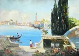 Rudolf Négely, Veneția, ulei pe pânză
