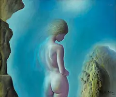 Sabin Bălașa, Muză, 2001, ulei pe pânză