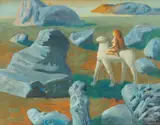 Sabin Bălașa, Călătorie, 1985, ulei pe pânză