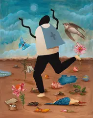 Saddo, The Banishment, 2011, acrilic pe pânză