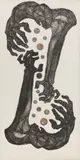 Marcel Chirnoagă, Homo Homini Lupus, 1967, gravură prin sudură