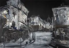 Eugen Raportoru, Paris, 2015, ulei pe pânză