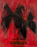 Vincentiu Grigorescu, Fluturi, 1973, ulei pe pânză