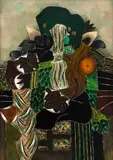 Madonă by Ion Alin Gheorghiu, 1998, ulei pe pânză, sold Nov 2024