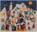 Harry Guttman, Oraș, cromolitografie