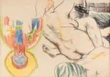Alexandru Rădvan, Rasputin, 2004- 2005, pastel gras pe hârtie