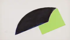 Geta Brătescu, Jocul formelor, 2016, colaj și marker pe hârtie