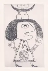 Victor Brauner, Lilith, acvaforte și gravură cu ac rece