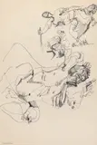 Jules Perahim, O poveste de dragoste (Ultimul episod), pix pe hârtie