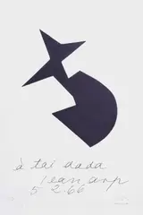 Jean Arp, À tai dada, 1966, linogravură