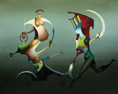 Jules Perahim, Une affaire de famille, 1970, ulei pe pfl