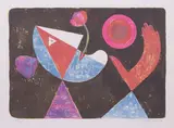 Victor Brauner, La Fiancée Heliotropique, 1955, cromolitografie