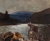 Octav Băncilă, Cu rufele la râu