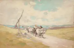 Nicolae Grigorescu, Întoarcerea de la târg, 1896-1901, ulei pe lemn