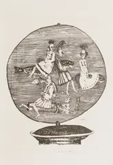 Circari by Ștefan Câlția, 1978, litografie, sold Oct 2024
