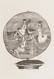 Ștefan Câlția, Circari, 1978, litografie