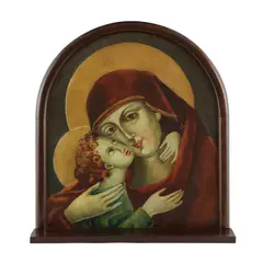 Florica Cordescu, Maica Domnului, 1943, ulei pe lemn