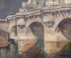 Jean Negulesco, Pont Neuf, 1922, ulei pe pânză