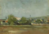 Sabin Popp, Margine de Cluj, ulei pe carton