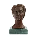 Milița Petrașcu, Portretul unei poete (Florica Rădulescu), anii '30, bronz