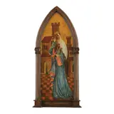 Regina (Fecioara) Maria by început de sec. Xx Școală Central Europeană, ulei pe lemn, sold Oct 2024