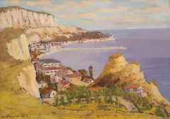 Asen Petkov, Balchik, oil on canvas
