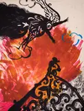 Andreĭ Daniel, The Sacrifice of Isaac, 1996, lithography