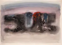 Dechko Uzunov, Natural elements, 1980s, watercolour on paper