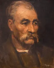 Luka Perfanov, The wise man, 1934, oil on canvas