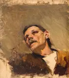 Ivan Mrkvička, Human condition, 1899, oil on canvas