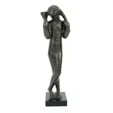 Frano Kršinić, Girl with a Fan, bronze