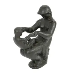 Mother's Game by Frano Kršinić, 1968., bronze, offered Oct 2024
