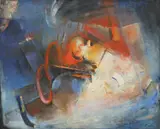 Greta Vizler, Retrovision, 1973., oil on canvas