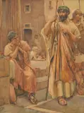 Bela Čikoš Sesija, Study for a Scene from Ancient Rome, 1889., tempera and watercolor on paper
