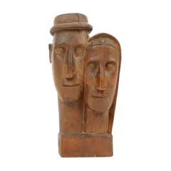 Petar Smajić, Head of a Pair, wood