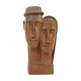 Petar Smajić, Head of a Pair, wood