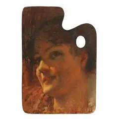 Smile by Robert Auer, 1945., oil on panel, sold Oct 2024