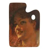Robert Auer, Smile, 1945., oil on panel