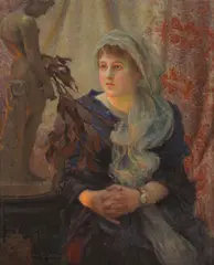 Vlaho Bukovac, Ancient Beauty, 1915., oil on canvas
