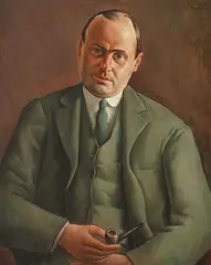Ivo Režek, Portrait of Julius Schmitt, 1923.-1924., oil on canvas