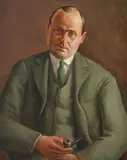 Ivo Režek, Portrait of Julius Schmitt, 1923.-1924., oil on canvas