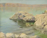 Slavko Tomerlin, Marina, 1921., oil on canvas