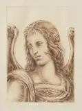 Dimitrije Popović, Homage to Raphael, 1984., tempera on paper