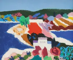 Stipe Nobilo, Summer Landscape, -, oil on canvas