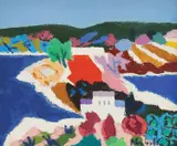 Stipe Nobilo, Summer Landscape, -, oil on canvas